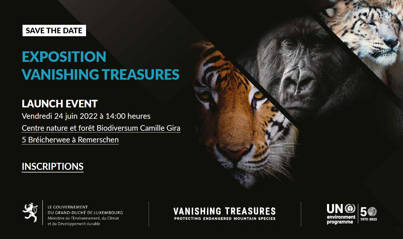 Exposition Vanishing Treasures – Launch Event - 24 juin 2022, Centre Nature et Forêt Biodiversum Camille Gira, Luxembourg