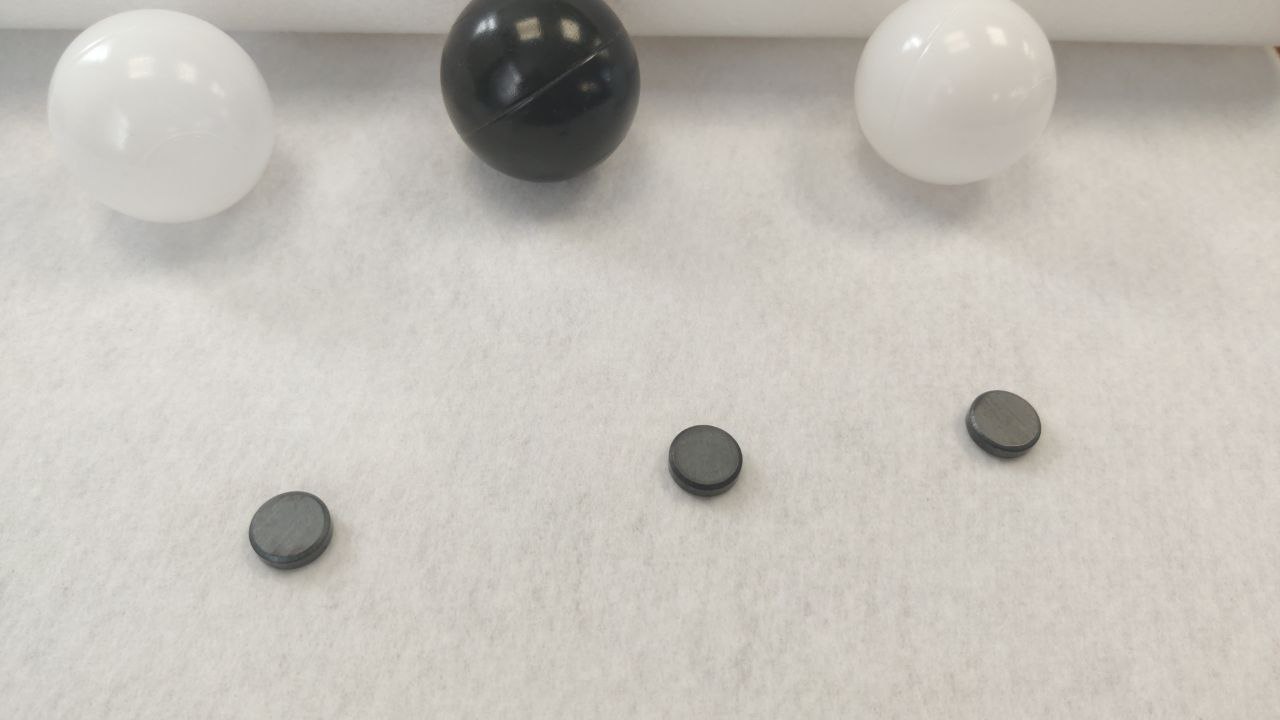 Magnets under black line