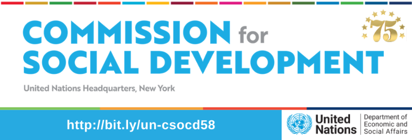58th Session of the Commission for Social Development - CSocD58 